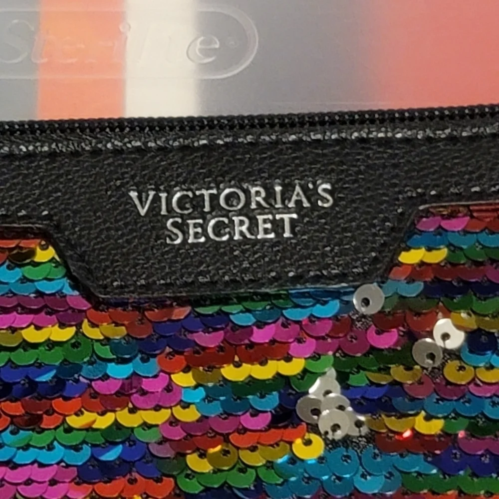 VICTORIA'S SECRET wristlet purse changes colors when swiped mermaid rain…